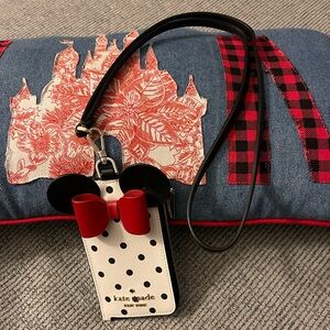 Disney x Kate Spade Minnie Mouse Lanyard